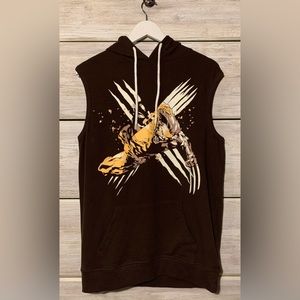 Wolverine Loot Crate Exclusive Sleeveless Hoodie NWOT